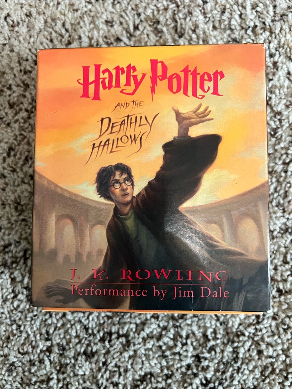 Warner Bros. Harry Potter and the Deathly Hallows audio book on cd
